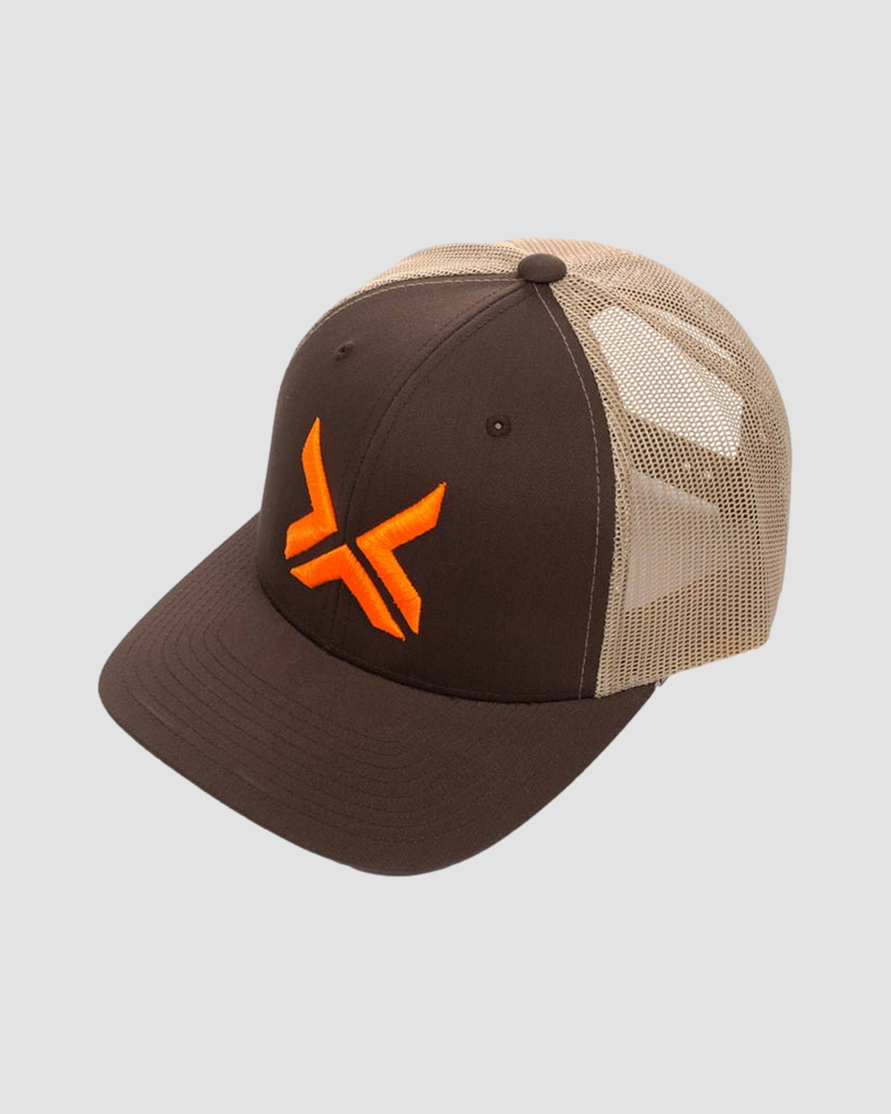 Brown Orange Icon Hat