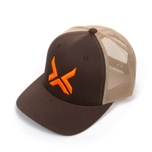 Brown Orange Icon Hat