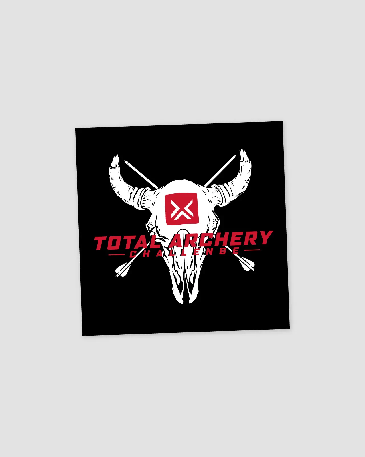 South Dakota Skull Sticker