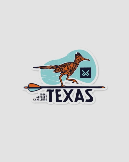 Texas Road Runner Sticker